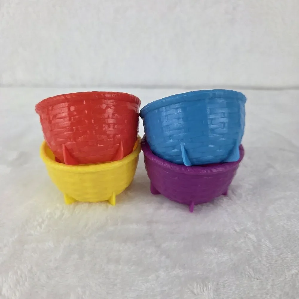 Jumping Jack 2013 Replacement Baskets Lot Of 4 Colored Cups Goliath Game‎ Parts